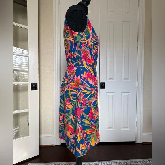 J. Crew Colorful Floral Dress - Picture 2 of 7